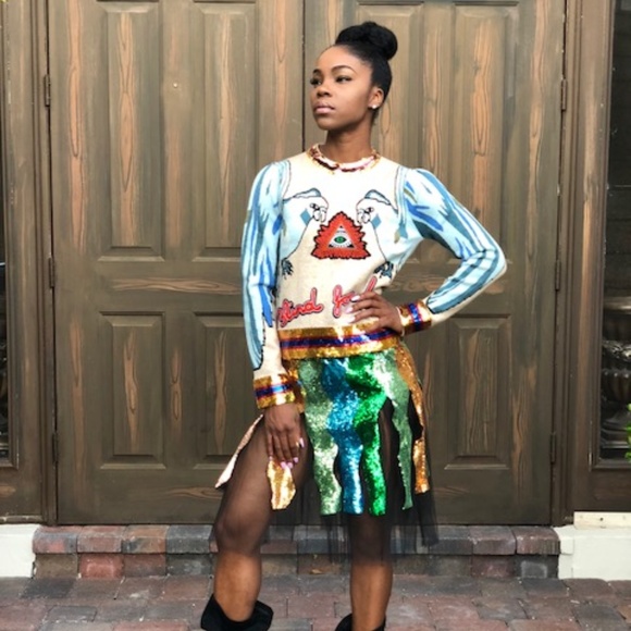 Dresses & Skirts - All Eyes On Me Sequins Sweater and Skirt Set